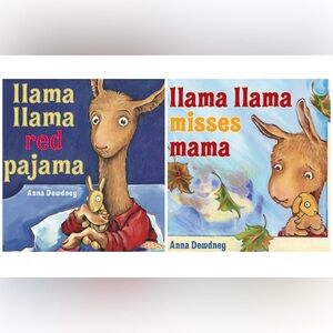 🦙 2 Children’s Books • Llama Llama Red Pajama & Llama Llama Misses Mama • Board